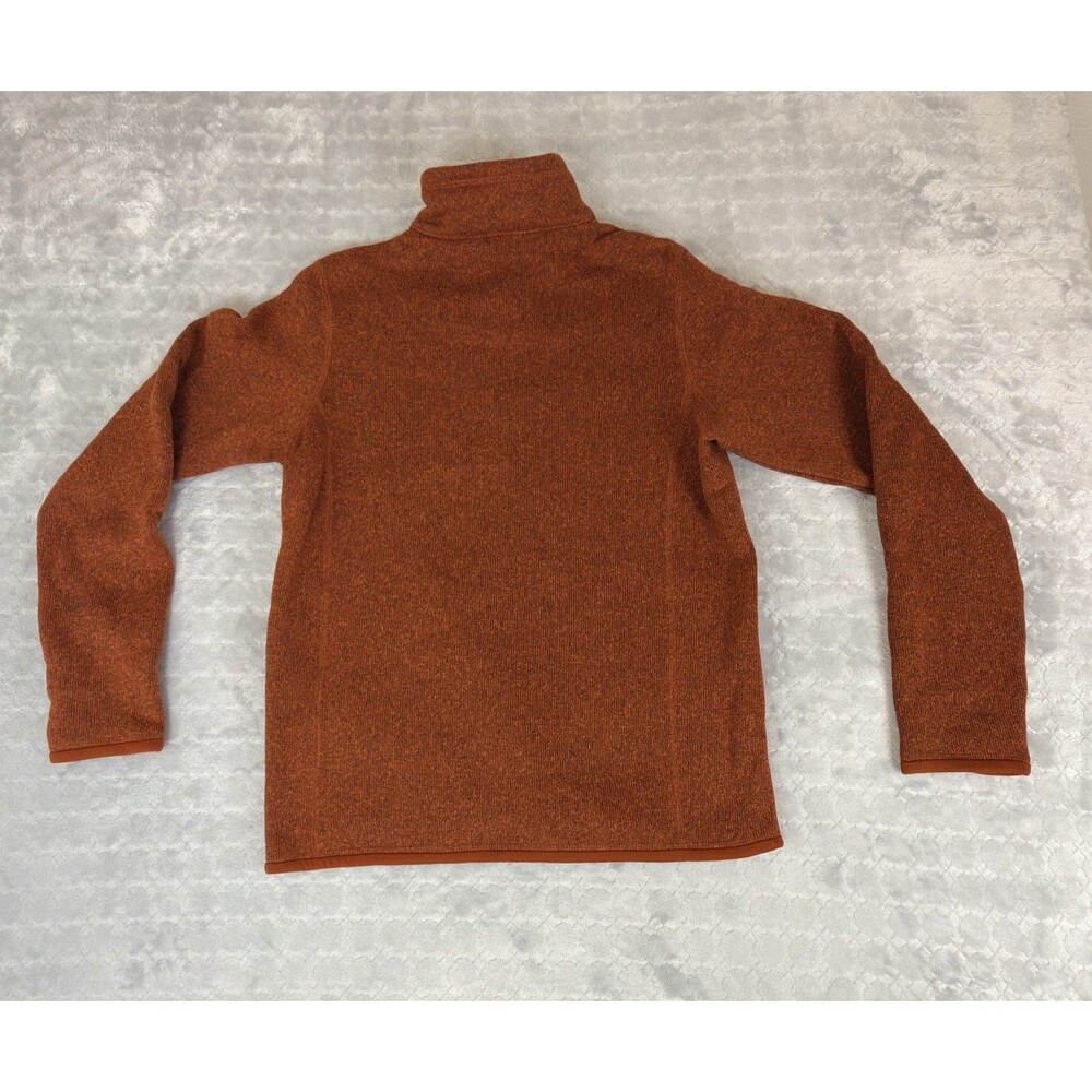 Patagonia Better Sweater Size XXL 1/4 Zip Burnished Red Pullover Youth Pocket - Picture 6 of 13